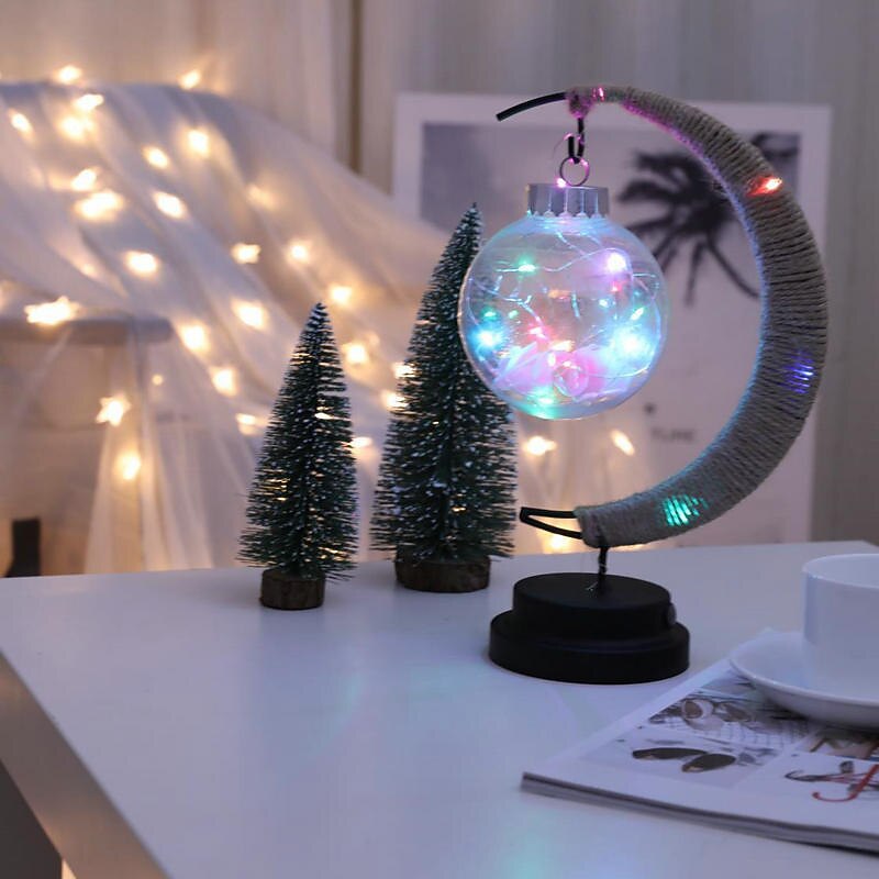 Lâmpada lunar encantada lâmpada de lua led para crianças luz noturna lâmpada de galáxia pendurada lâmpada de lua lua mágica presente de lembrança de luz noturna para decoração de casa (lâmpada de lua) de 2025 por $18.49 –P6