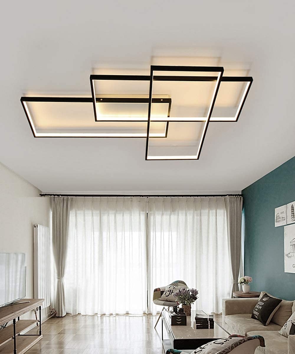 正方形の天井照明 2025年 LED シーリングライト 正方形 113 センチメートル リニア