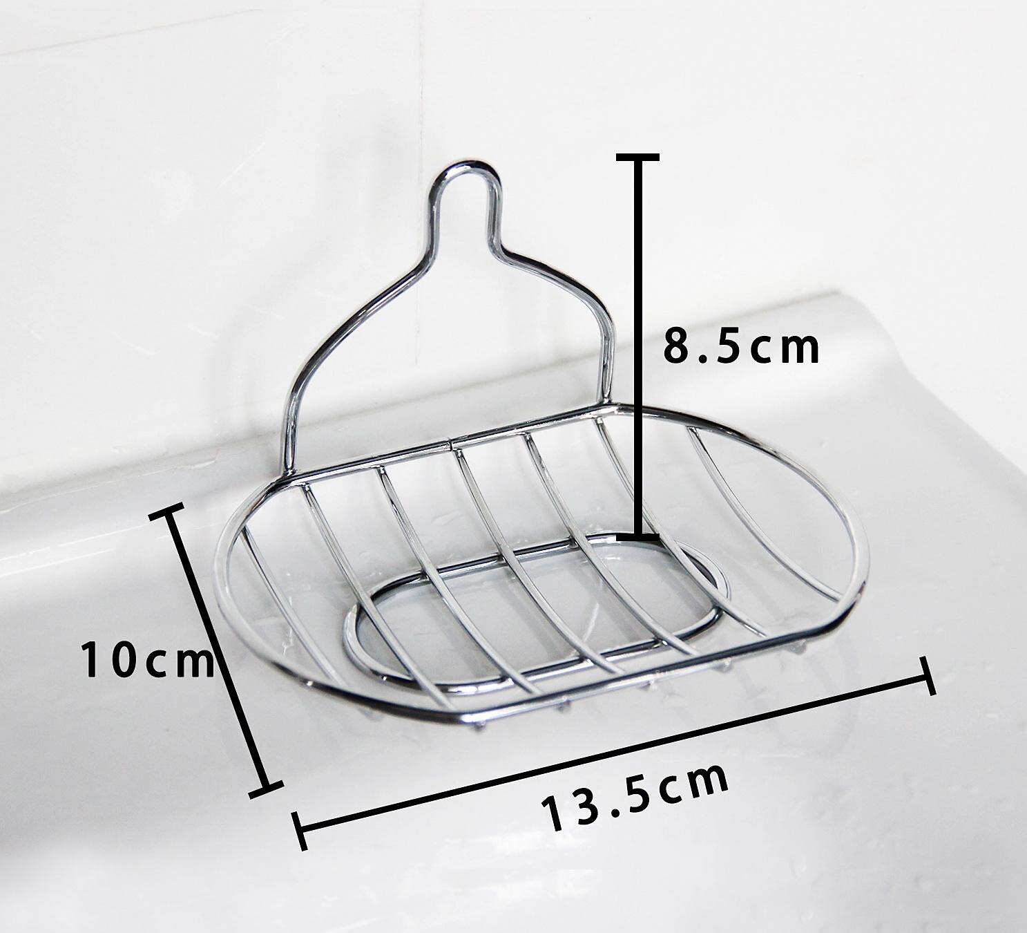 portasapone ventosa in acciaio inox portasapone da bagno scolapiatti foratura gratuita da appendere alla parete portasapone per uso domestico del 2025 a $9.99 –P1