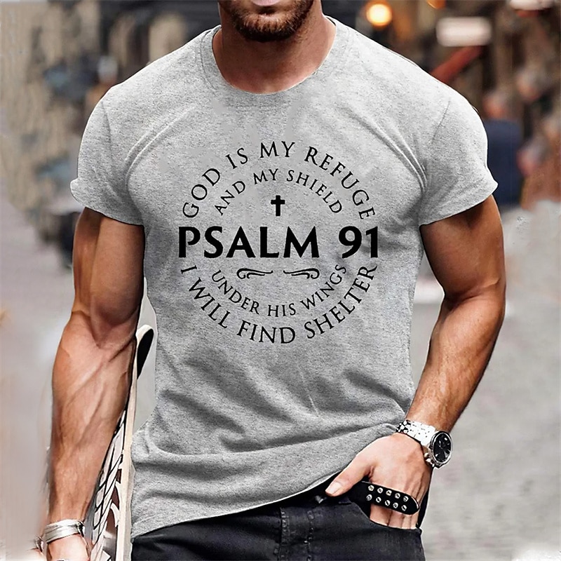 Hombre Letra Camiseta Estilo casual Algodón Manga Corta Gráfico Camisa Vino Gris brezo Negro Camiseta cómoda Exterior Calle Ropa de diseñador de moda 2025 - $15.99 –P1