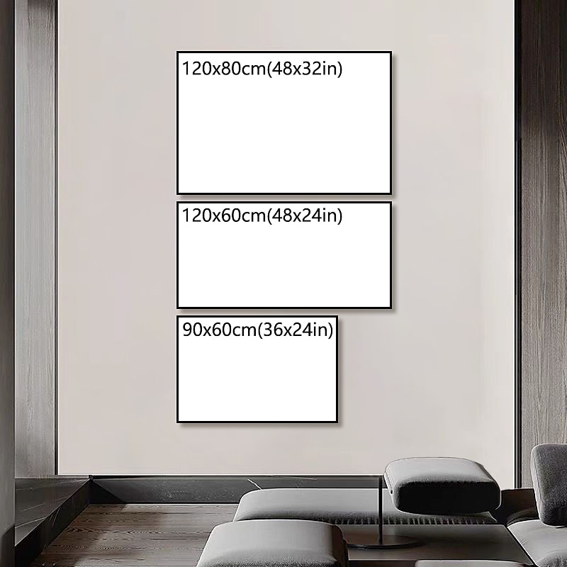 Hang målad oljemålning HANDMÅLAD Horisontell Panoramautsikt Abstrakt Landskap Modern Utan innerram (utan ram) 2025 - $122.99 –P1