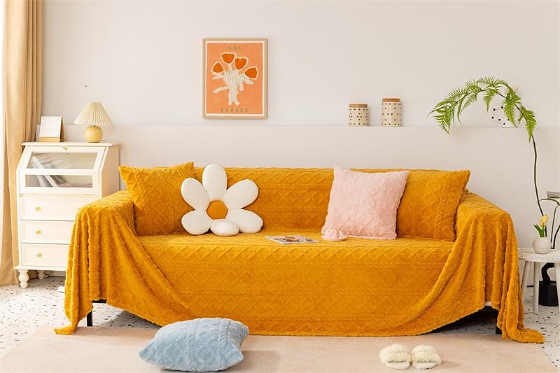 Sofa Cover Sofa Blanket Plush Jacquard Couch Cover Couch Protector Sofa Throw Cover Washable for Armchair/Loveseat/3 Seater/4 Seater/L Shape Sofa 2025 - $49.99 –P5