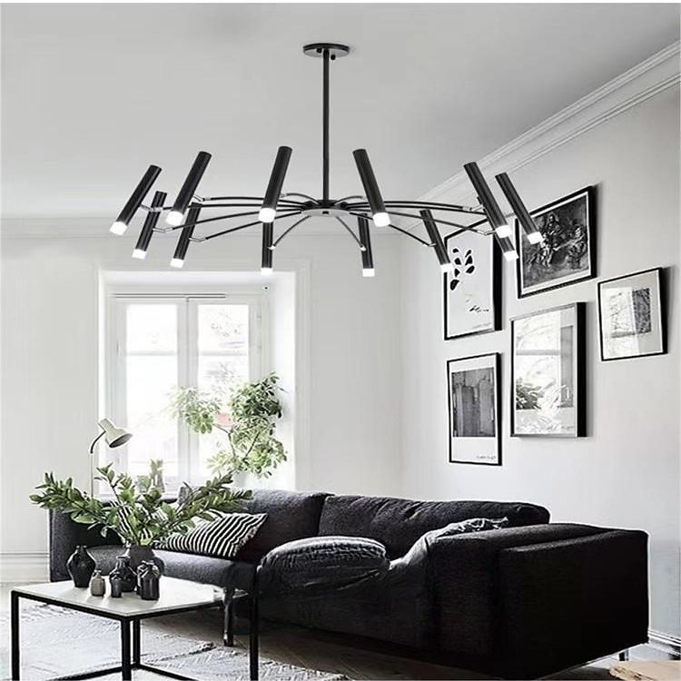 Fuochi d'artificio a soffitto rotante, 12/24 luci 39 "/51" lampada da soffitto a puntatore creativo per soggiorno, moderna plafoniera a led da incasso, luci di fuochi d'artificio del 2025 a $449.99 –P17