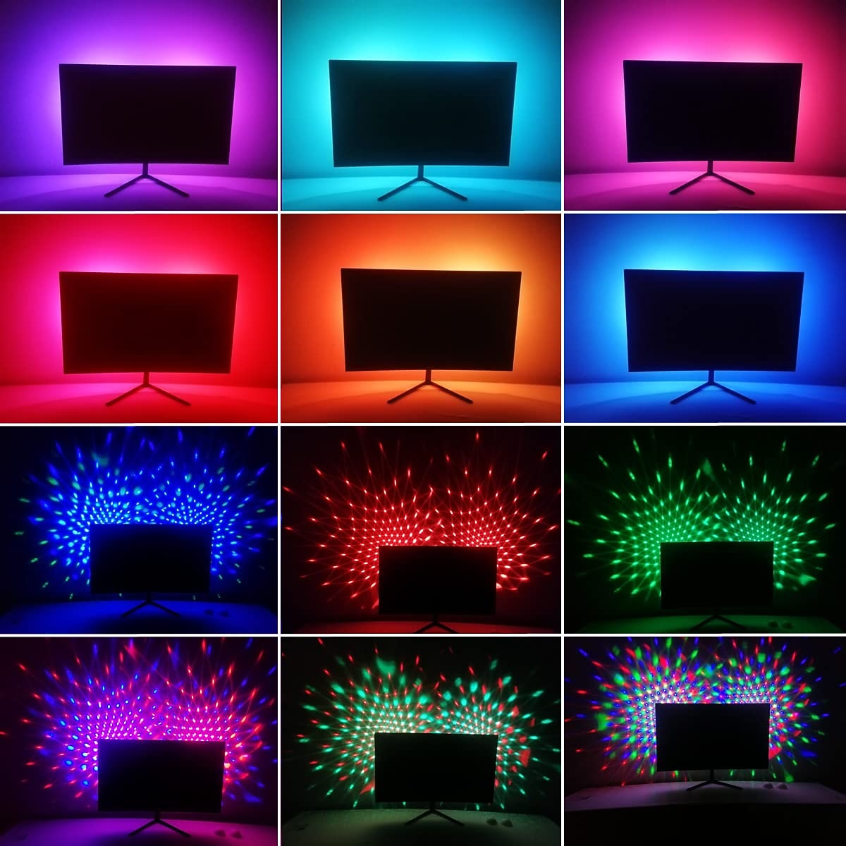 led disco bal podiumverlichting ufo 9 kleuren dmx kristal magische bal podium lichteffecten dj party kerst geluid geactiveerde lichten 2026 - $20.99 –P15