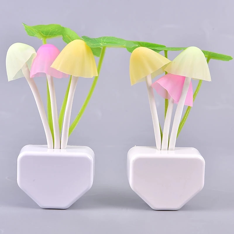 LED Sensor Night Light Plug-in Mushroom NightLights Color Changing Lamp Mushroom Decor, AUSAYE Mini Cute Night Lights for Kids Adults Bedroom Toilet Bathroom Stairs Kitchen Hallway 2025 - $8.49 –P8