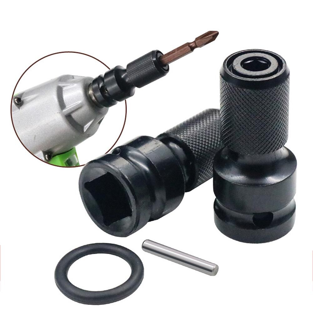1/2-Zoll-Antrieb auf 1/4-Zoll-Sechskantschaft-Futter-Luftschrauber-Konverter-Adapter Educer-Luftschlag-Handwerker-Ratschenschlüssel 2025 - $7.99 –P1