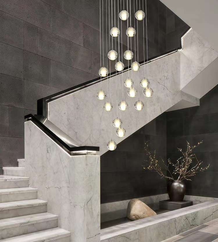 40 cm ljuskrona metall klot taklampa led galvaniserad konstnärlig modern 90-240v 2025 - $499.99 –P11