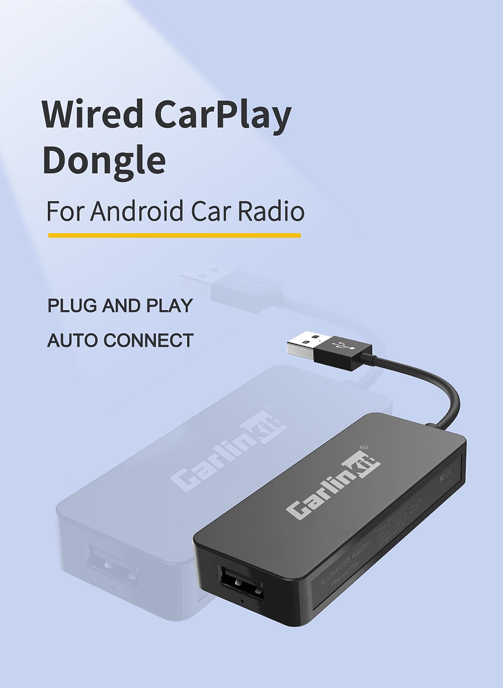 Carlinkit Wireless Wired CarPlay Dongle CPC200-CCPA CCPM for Apple Android  Auto Carplay Smart Link USB Dongle Adapter for Navigation Media Player  Mirrorlink 2024 - $35.99