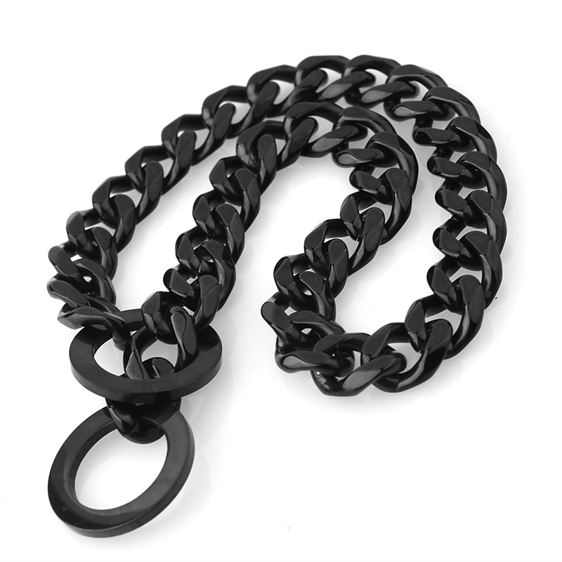15mm Ebay Titanium Steel Stainless Steel Golden Pitbull Pet Large Dog Chain Pet Chain Collar 2026 - $36.55 –P7