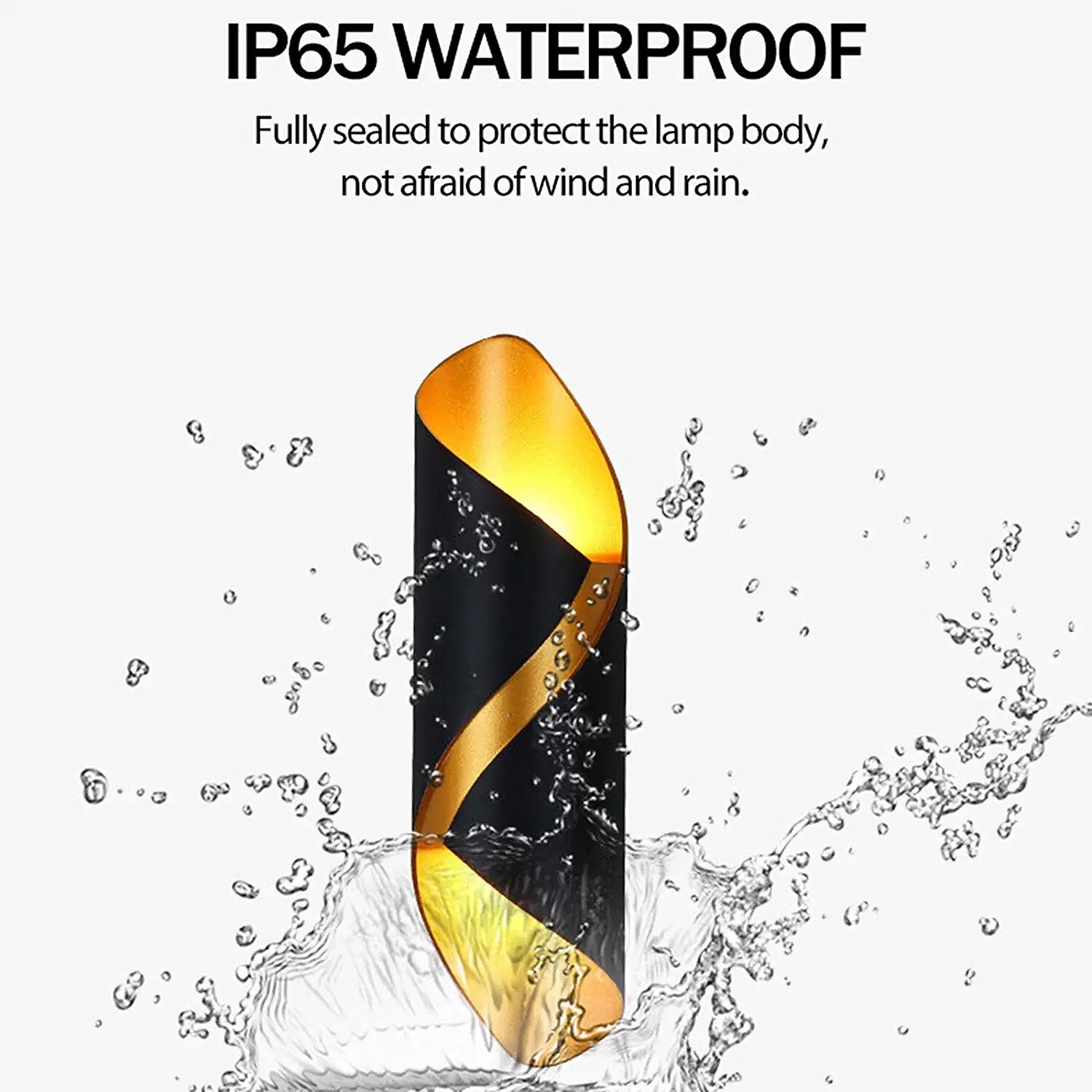 15 Вт открытый всепогодный настенный светильник 10,9-дюймовый современный светодиодный настенный светильник из черного золота / платины, литой алюминиевый настенный светильник для крыльца, сада, 2025 - $77.99 –P4