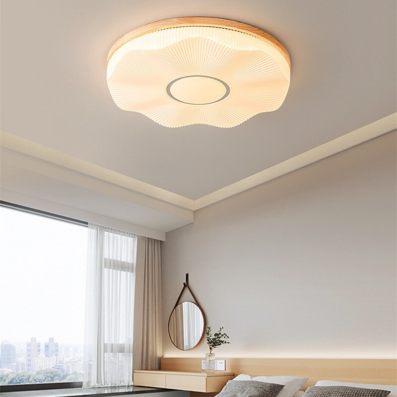 Скандинавская теплая круглая фара для спальни, лампа для учебы, потолочный светильник 2026 - $201.59 –P2