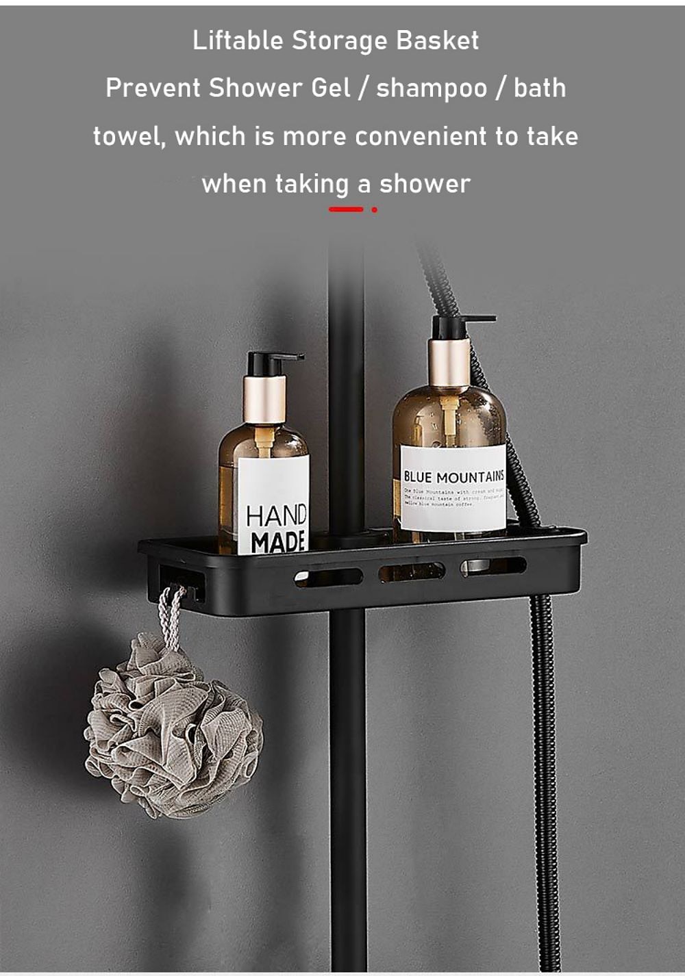 Shower System Faucet Combo Set with 8" Rain Showerhead, Multi-Function Hand Shower, Adjustable Slide Bar and Soap Dish Wall Mounted Ceramic Valve Bath Shower Mixer Taps 2025 - $226.79 –P3
