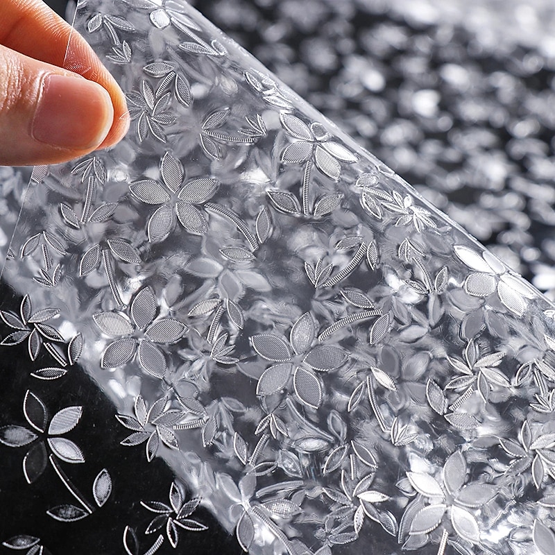 lasi-ikkunakalvo himmeä staattinen tarttuva läpikuultava lasikalvo ikkuna yksityisyyskalvo tarra kodin kylpyhuoneen sisustus / ikkunakalvo / ikkunatarra / ovitarra seinätarrat makuuhuoneeseen olohuoneeseen 2025 - $7.99 –P1