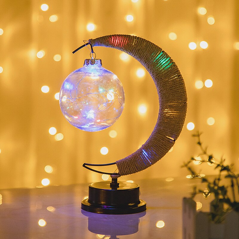 Lâmpada lunar encantada lâmpada de lua led para crianças luz noturna lâmpada de galáxia pendurada lâmpada de lua lua mágica presente de lembrança de luz noturna para decoração de casa (lâmpada de lua) de 2025 por $18.49 –P14