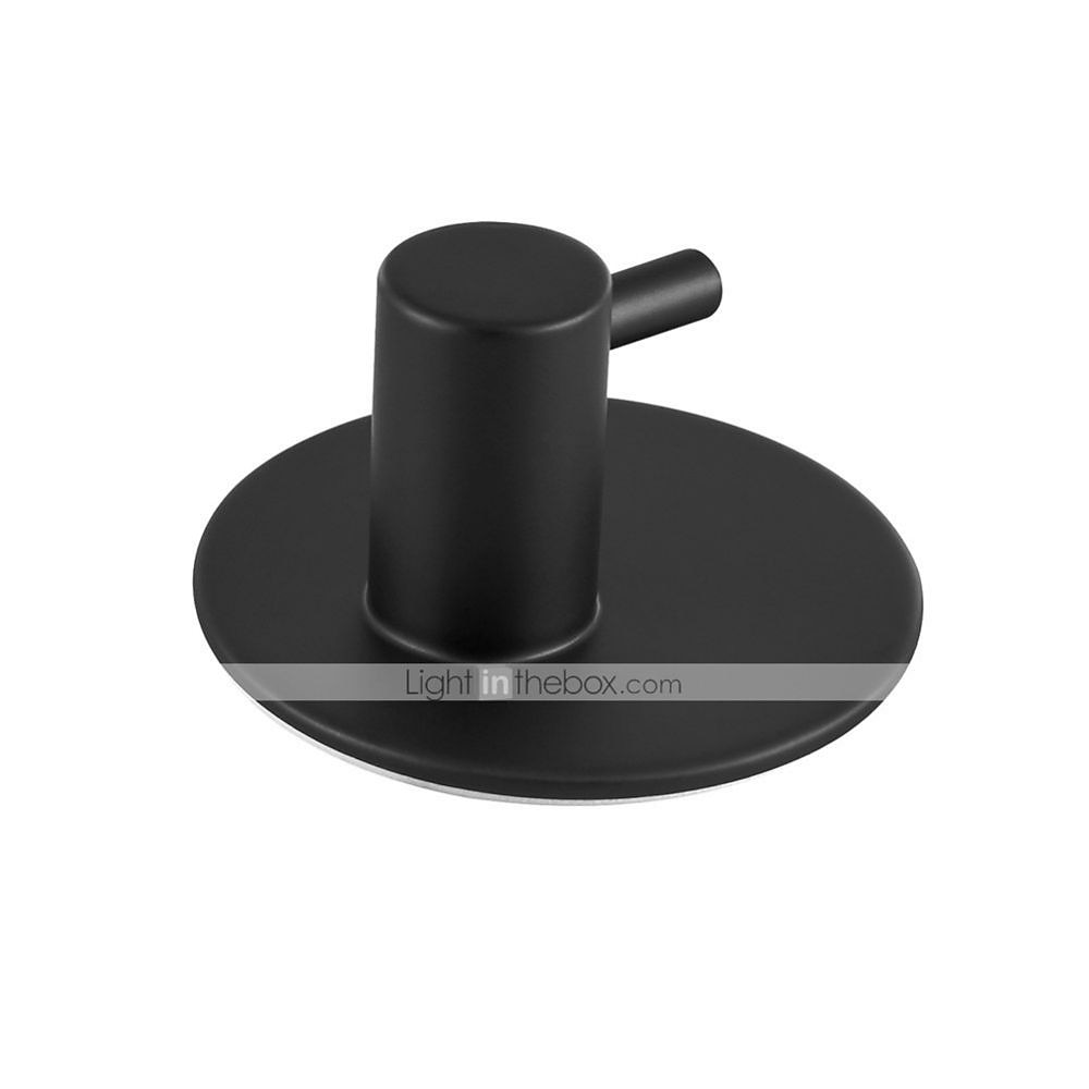 Toilet Paper Holder & 2Wall Hooks Sets Self Adhesive Wall Mount Stainless Steel Bathroom Accessories(Black/Golden/Silvery) 2025 - $12.99 –P8