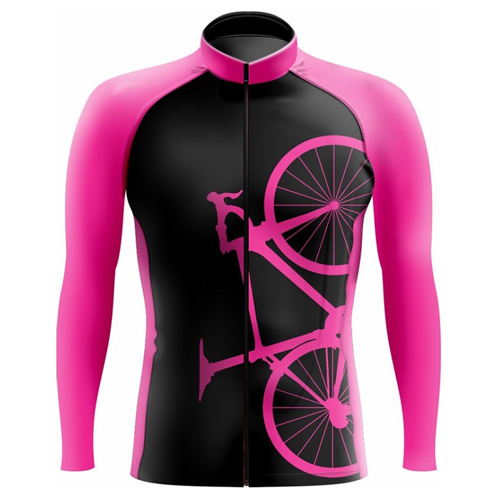 Муж. Велокофты Графика Смешной Длинный рукав Велоспорт Джерси Верхняя часть с 3 задними карманами Горные велосипеды Шоссейные велосипеды 2026 - $34.99 –P8