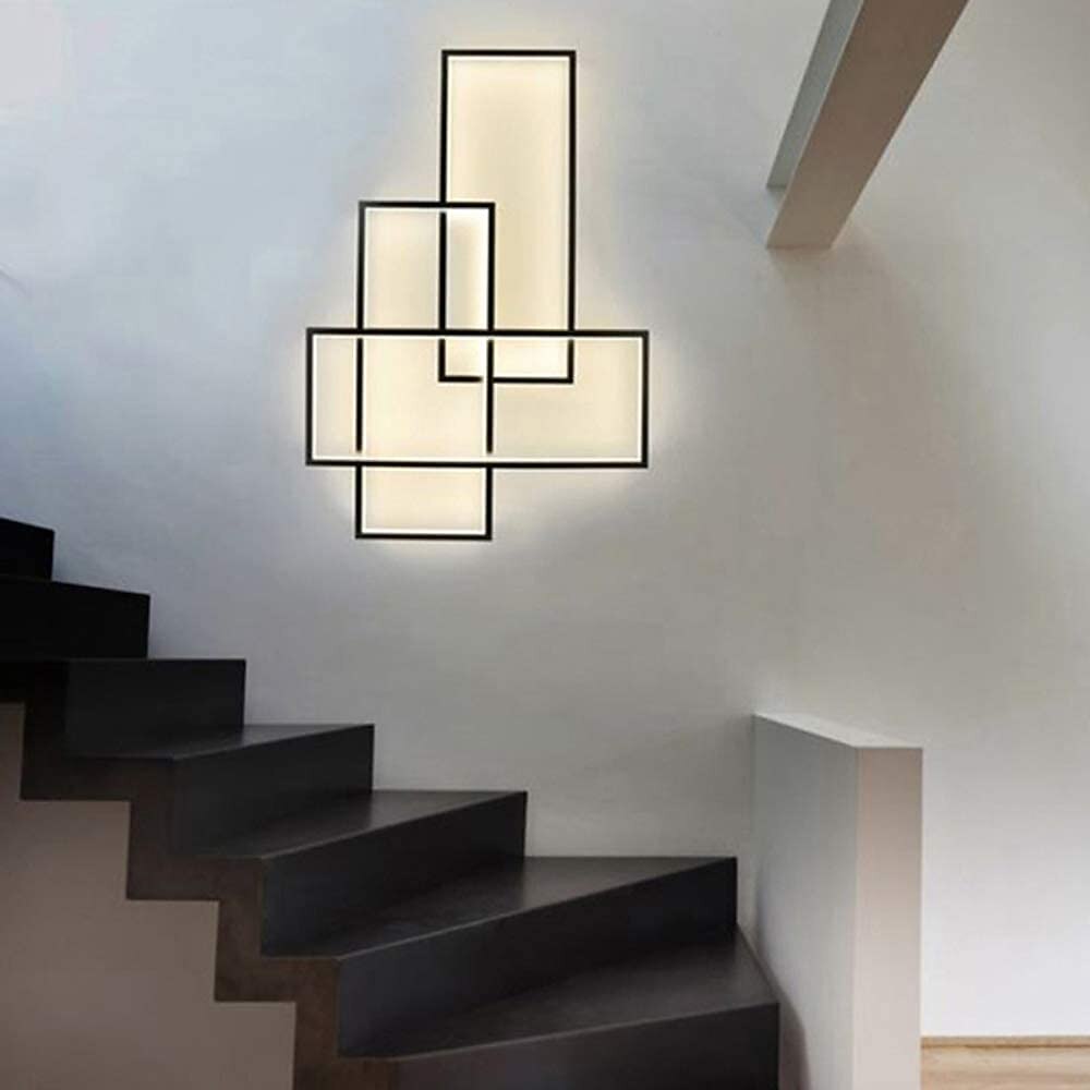 lampa sufitowa led kwadratowy kształt 113cm liniowa konstrukcja lampy do montażu podtynkowego aluminium nowoczesne współczesne malowane wykończenia oświetlenie do salonu 85-265v można przyciemniać tylko za pomocą pilota 2026 - $182.99 –P4