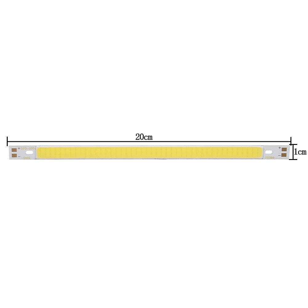 2 יחידות 120x10 מ"מ d12v 15w נורה שבב cob סופר בהירה עוצמה גבוהה 1450lm אלומיניום נורת led התקנים צמודים על פני השטח אור חרוזים אור עבור חנייה נורה אור מנורות ימיות 2025 - $9.49 –P5