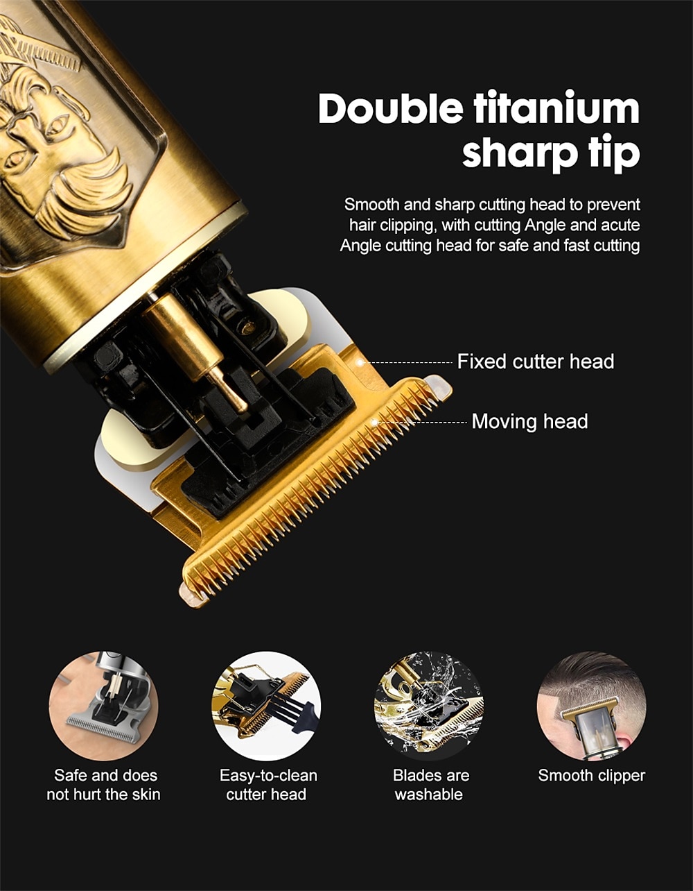 T9 USB Electric Hair Cutting Machine Professional Man Shaver Trimmer New Rechargeable Beard Trimmer Barber Hair Cutting Tools 2025 - $22.99 –P5