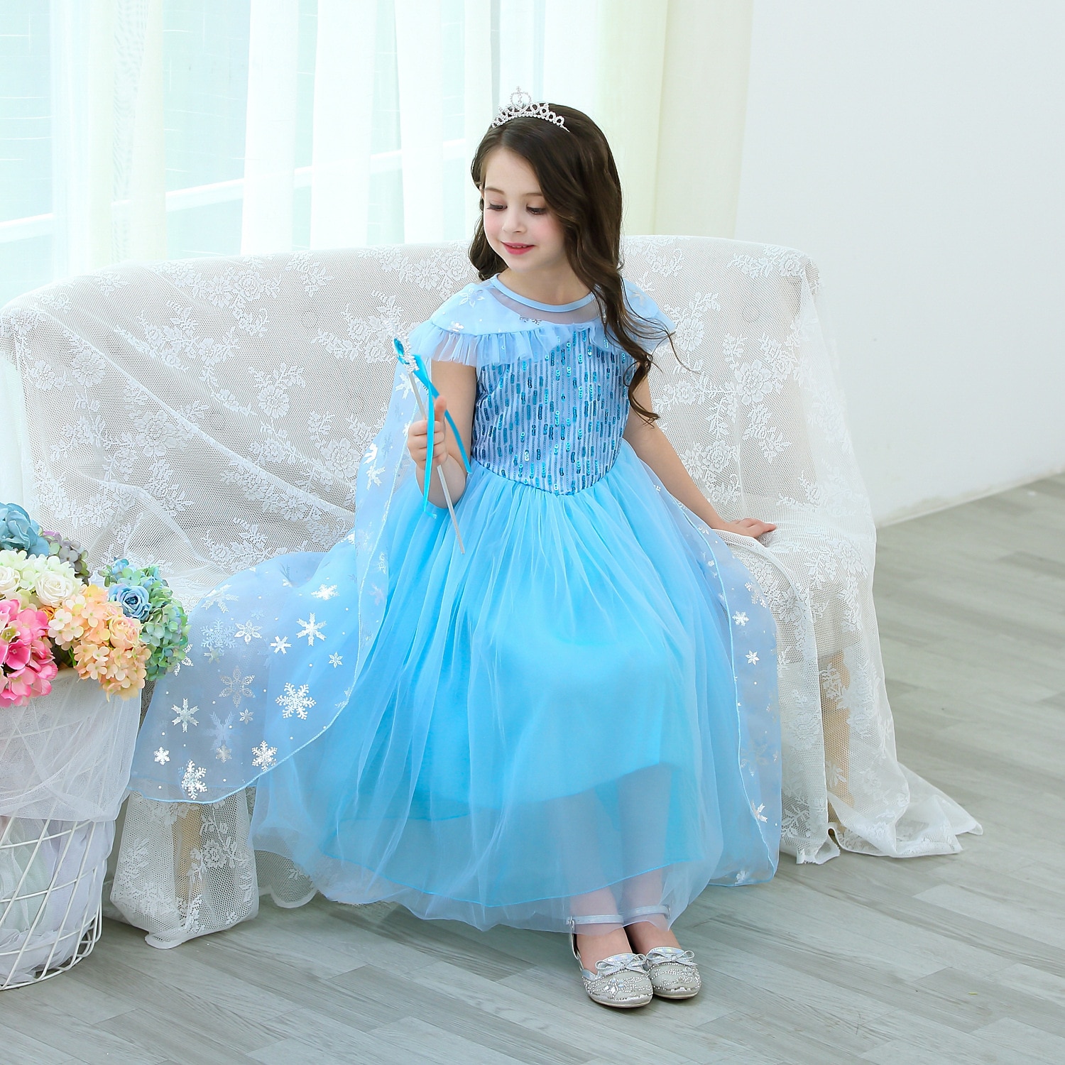 DIY Elsa Dress (From Frozen) - The Kim Six Fix