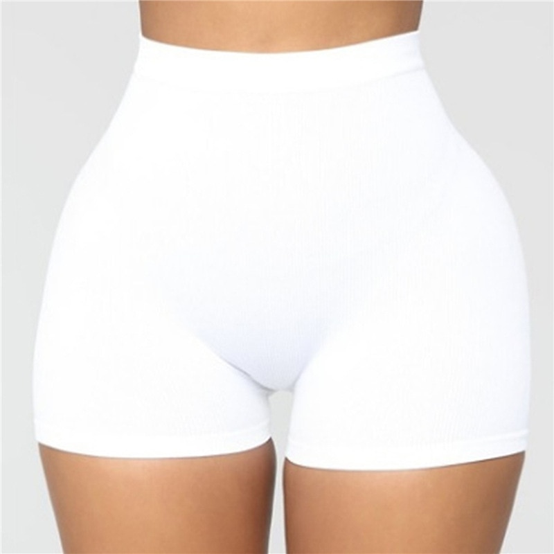 Femmes Shorts de gym Shorts de yoga Shorts de motard Lifting des fesses Contrôle du ventre Taille haute Entraînement en salle Course Fitness Bas Couleur Unie Noir Blanche Vert Véronèse Spandex Des de 2025 ? $7.99 –P6