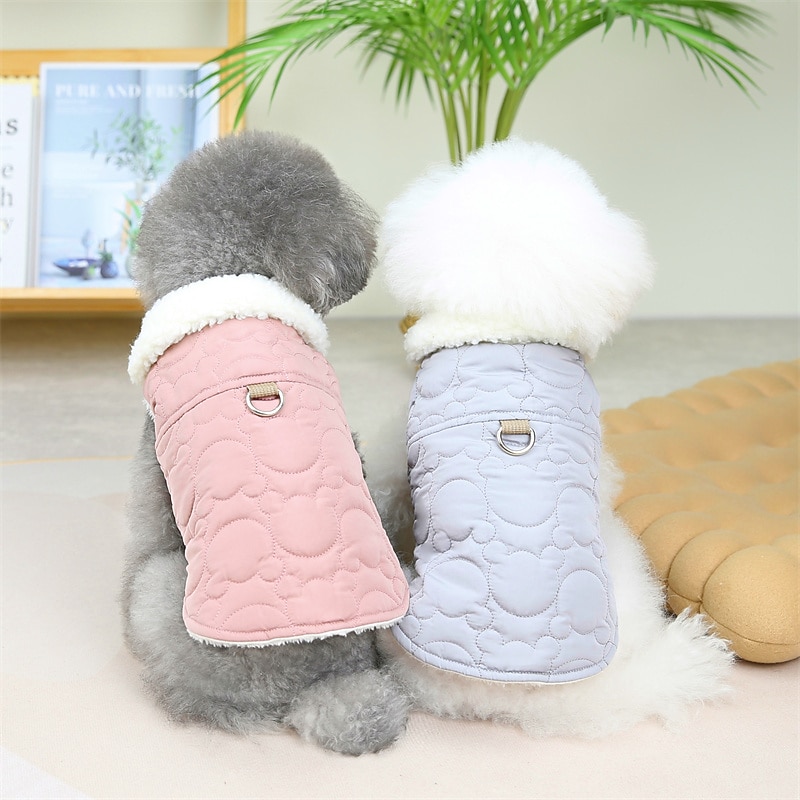 Hund Katt Kappor Jakke söt stil Ljuv Vinter Mjuk Bekväm Vardag Ledigt / vardag Hundkläder for Hes Labrador alaskan malamute golden retriever Dalmatiner 2025 - $15.49 –P7