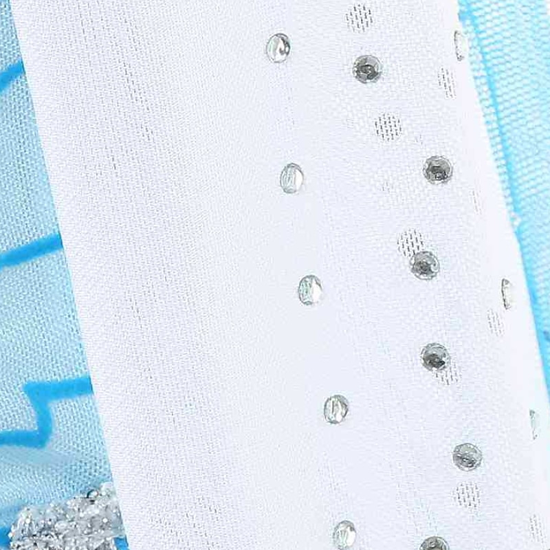 barn flickor elsa frozen kostym klänning paljett blommig performance party blå maxi långärmad prinsessa söta klänningar höst vinter normal passform 3-10 år 2025 - $28.99 –P6