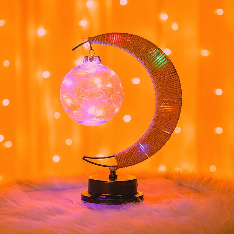 Lâmpada lunar encantada lâmpada de lua led para crianças luz noturna lâmpada de galáxia pendurada lâmpada de lua lua mágica presente de lembrança de luz noturna para decoração de casa (lâmpada de lua) de 2025 por $18.49 –P13