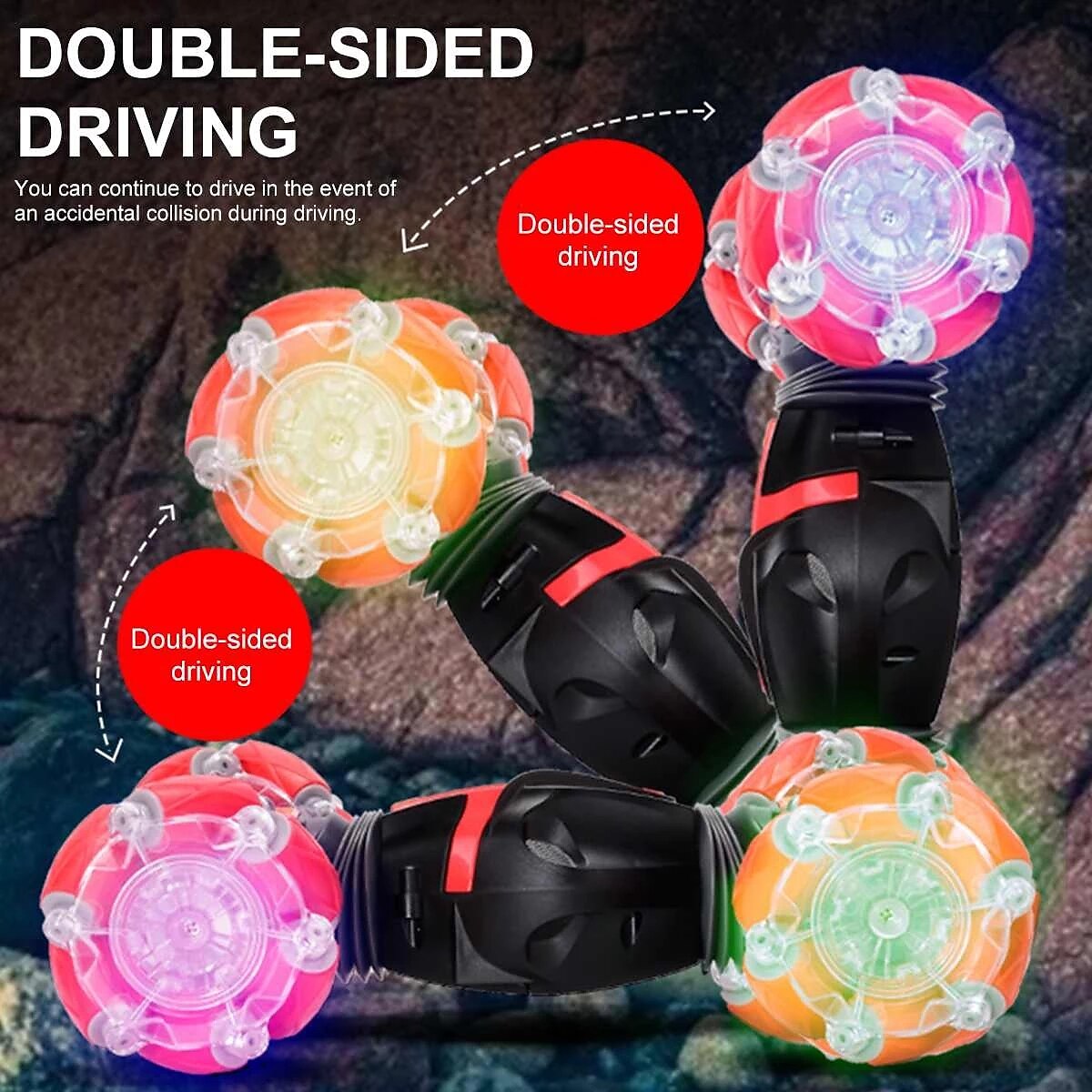 2.4G 4WD Gesture Sensing Car Remote Control Stunt Car 360 All-Round Drift Twisting Off-Road Dancing Vehicle Kids Toys W/ Lights 2025 - $32.99 –P4