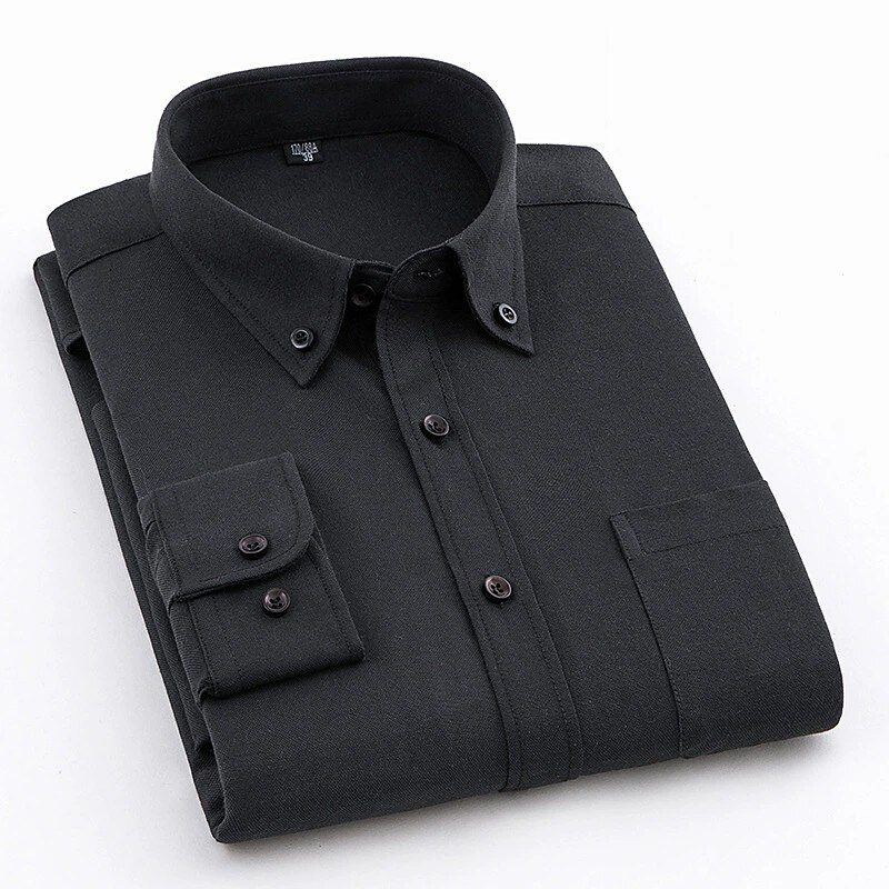 Men's Dress Shirt Button Down Shirt Collared Shirt Oxford Shirt Graphic Prints Wedding Party Black White Red Navy Blue Long Sleeve Square Neck All Seasons Clothing Apparel Pocket 2025 - $23.99 –P2