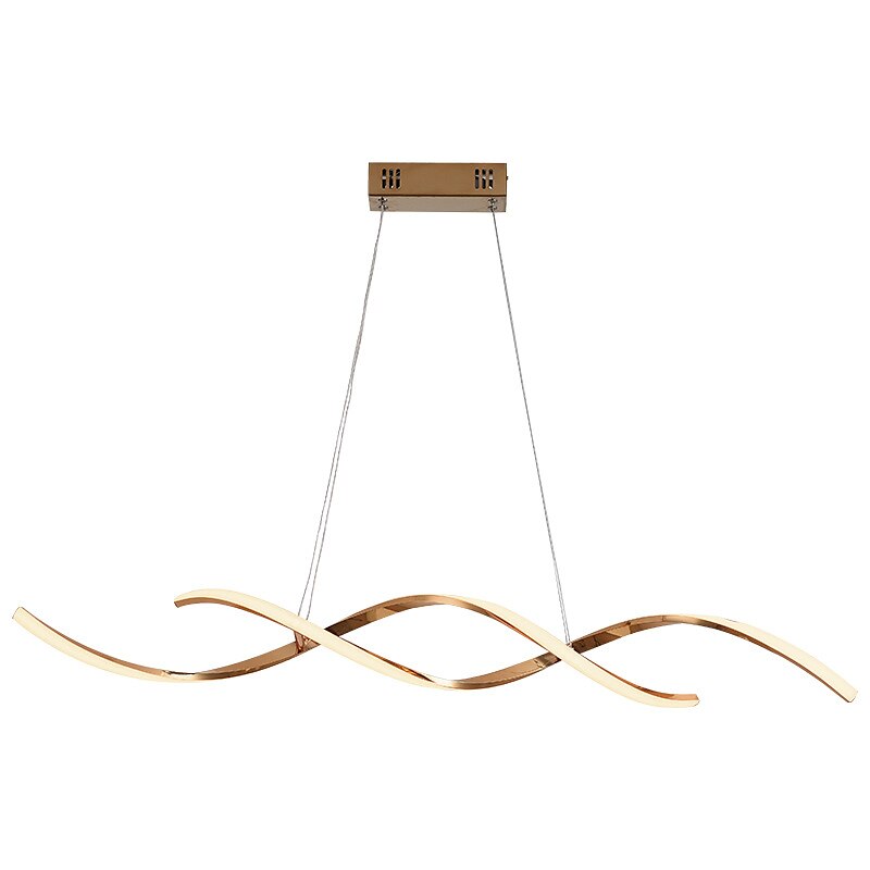 LED Pendant Light Linear 90 cm 3000K Gold/Silver Adjustable Island Lights Dimmable Aluminum Stylish Minimalist Painted Finishes Nordic Style Dining Room Kitchen Lights 110-220V 2025 - $449.99 –P7
