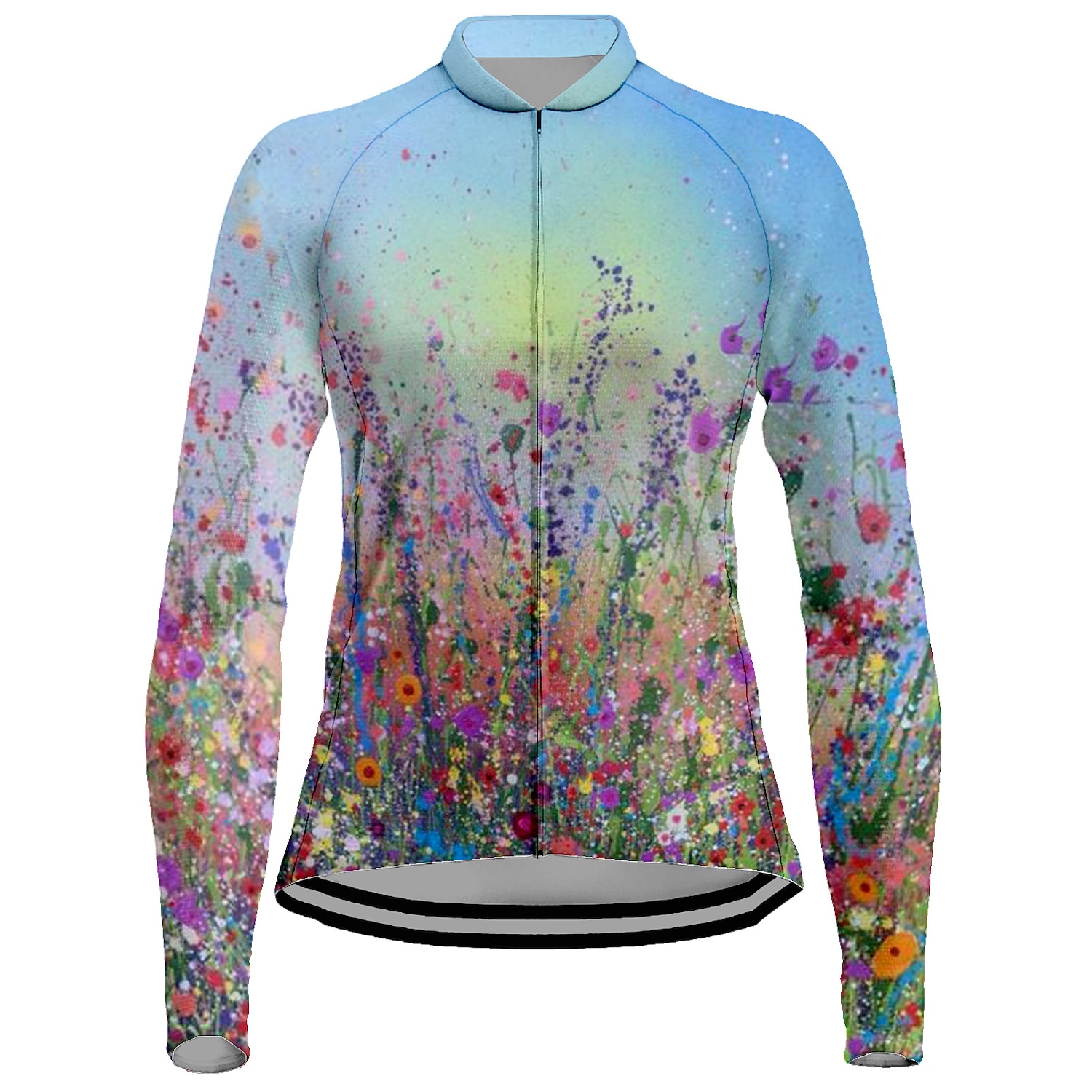 Mujer Maillot de Ciclismo Flores Botánica Manga Larga Bicicleta Camiseta con 3 bolsillos traseros MTB Bicicleta Montaña Ciclismo Carretera Secado rápido Bandas Reflectantes Bolsillo trasero Dispersor 2025 - $34.99 –P4