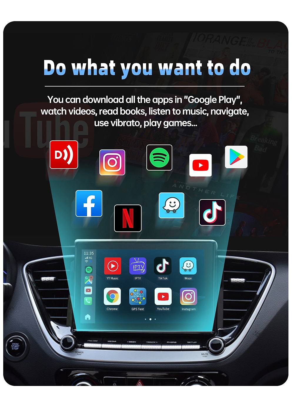 CarlinKit CarPlay Ai Box QCM6125 Android 13 Mini Wireless CarPlay Android  Auto Car Play Streaming Box for Netflix 64G 128G