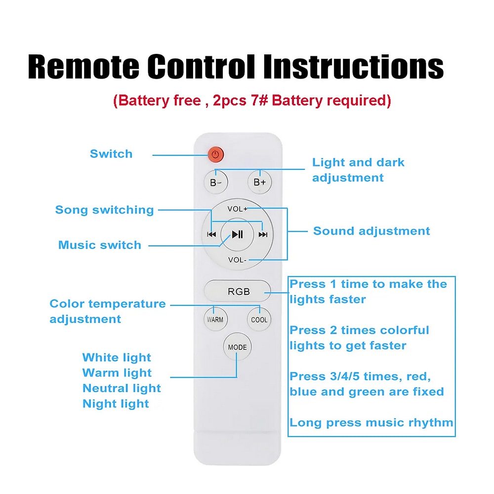Led music ceiling light 15.6 in 36W with Bluetooth Speaker  Remote Color Change Remote Control / Smartphone App Control Suitable for Kitchen Living Room Bedroom Children's Room Corridor 2025 - $187.99 –P6