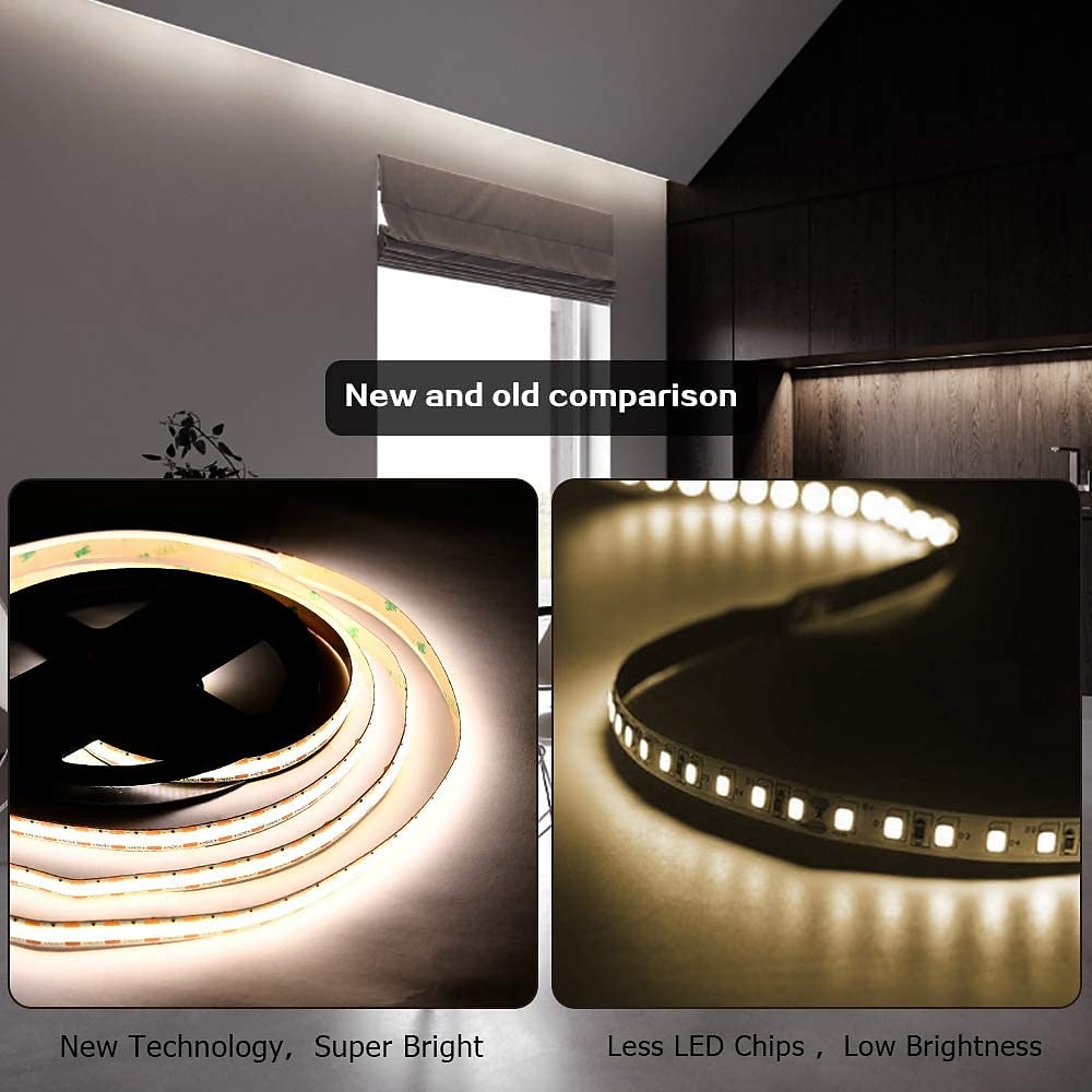 2025年 usb cob led ストリップ ライト 5v 1-4m 調光対応 300led / m cri85 rf リモート コントローラー付き テレビ バックライト キャビネットの下のフレキシブル テープ ランプ 寝室のキッチンや家の diy 照明用 コレクション – $14.99 –P10