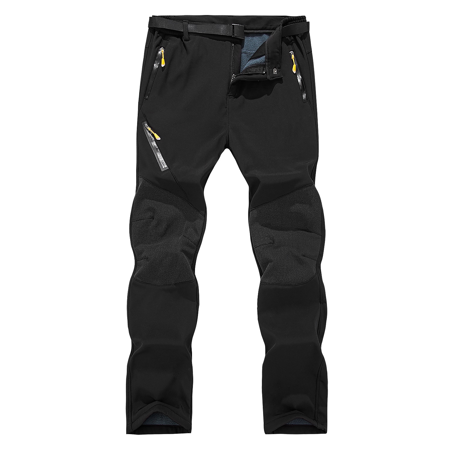 Miesten Vedenpitävät retkeilyhousut Fleecevuoriset housut Softshell-housut Talvi Ulko- Pidä lämpimänä Tuulenkestävä Hengittävä Vedenkestävä Housut Alaosat Joustava vyötärö Vetoketjullinen tasku Apila 2025 - $36.99 –P15