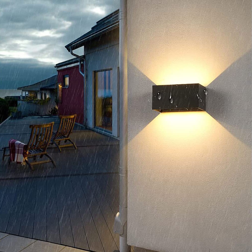 LED Outdoor/Indoor Wall Lamp 2 Heads 12W 4 Heads 20W Adjustable Beam Angle LED Porch Lamp Outdoor Lamp Applicable to House Terrace and Porch AC85-265V 2025 - $54.99 –P10