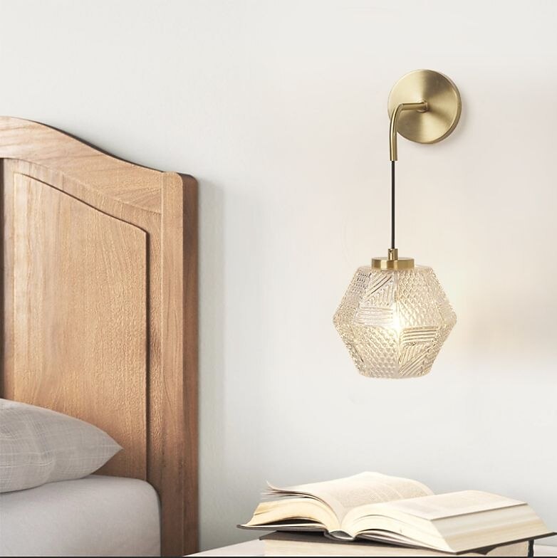 Luzes de parede interior estilo nórdico moderno interior sala de estar quarto luz de parede de cobre 220-240v de 2025 por $205.69 –P5