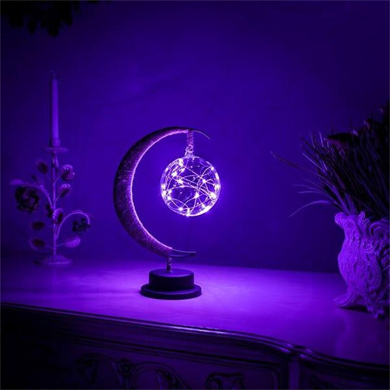Lâmpada lunar encantada lâmpada de lua led para crianças luz noturna lâmpada de galáxia pendurada lâmpada de lua lua mágica presente de lembrança de luz noturna para decoração de casa (lâmpada de lua) de 2025 por $18.49 –P9