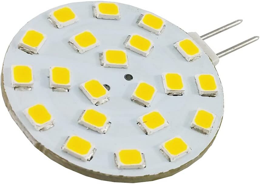 sidepin led g4 350 لومن 3 واط (30 واط متساوي) 180 درجة زاوية شعاع غير قابلة للتعتيم ac-dc 12 فولت jc g4 bipin قاعدة led قرص هالوجين استبدال لمبة 2025 - $8.99 –P3