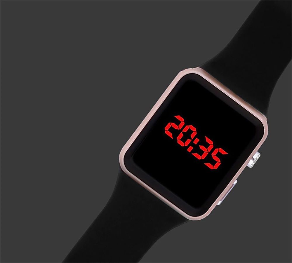 Női Férfi digitális karóra Karóra Vízálló Világítás Szilikon Néz 2025 - $16.99 –P2