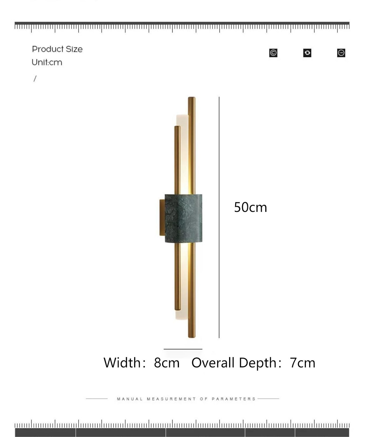 lightinthebox 1-luz 50cm luzes de parede led lâmpadas de parede clássicas de estilo nórdico design de linha sala de estar quarto luz de parede tradicional de liga de alumínio 110-120v 220-240v 5 w de 2025 por $104.99 –P3
