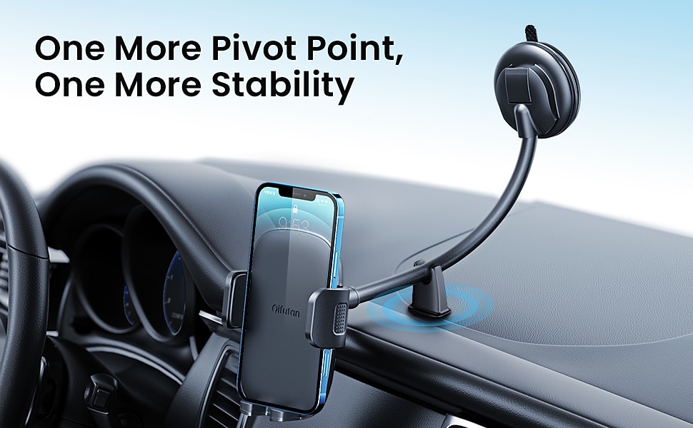 Car Phone Holder Mount [Flexible Gooseneck Long Arm] Phone Mount for Car Holder Dashboard Windshield [Washable Strong Suction Cup] Cell Phone Holder Car Mount for All iPhone Android 2025 - $24.99 –P8