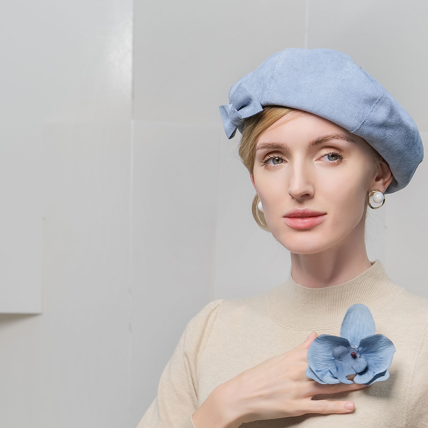 Kalap Gyapjú Svájcisapka Fedora kalap Előírásos Esküvő Hölgyek napja Elegáns Szüret Nő Val vel Csokor Sisak Fejfedők 2025 - $23.99 –P8