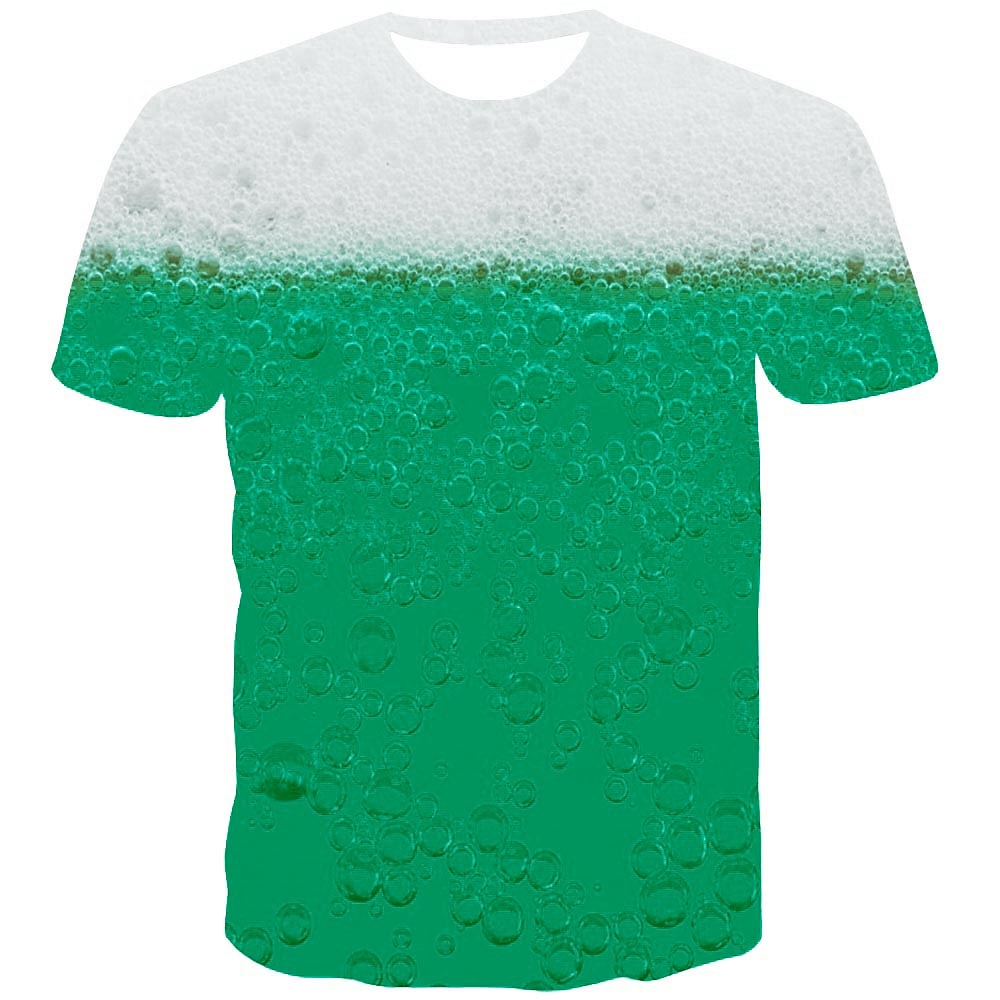 Homme Graphic Bulle Bière Chemise T shirt Manche Courte T-shirt 3D effet Col Rond Chemise Vêtement de rue Exagéré du quotidien Sortie Fête d'Octobre Vert Claire Rouge Bleu Vêtement Tenue Normal S M L de 2025 ? $17.99 –P5