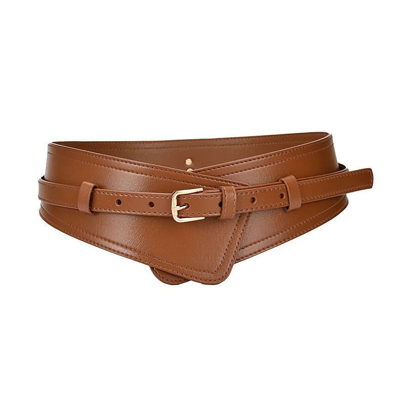 Mulheres Cinto Couro Ecológico Branco Preto Camelo Cáqui Laranja Largo Ao ar livre Rua Dia a Dia Feriado Cor imaculada / Primavera / Verão / Outono / Inverno / Caqui de 2025 por $37.99 –P17