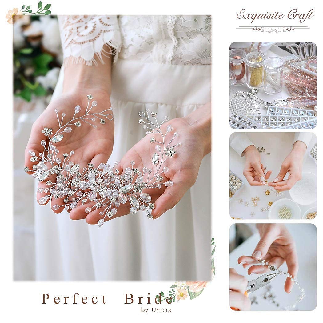 Tocados De Boda Invitada Tocado De Novia Con Perlas Y Strass