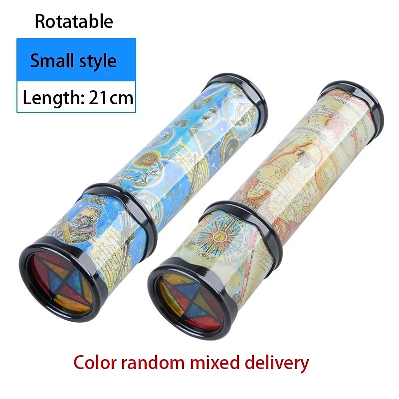 3 pcs New Scalable Rotation Kaleidoscope  Magic Changeful Adjustable Fancy Colored World Toys For Children Autism Kid Puzzle Toy 2025 - $25.99 –P6