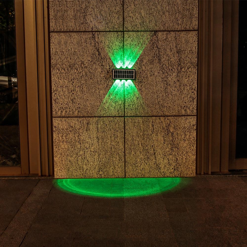 utendørs solcelle vegglys led hagelys smart lysstyring sensor vanntett vegglys gårdsplass veranda lampe balkong gjerde passasje belysning landskap dekorasjon solenergi nattlys 2025 - $20.99 –P12