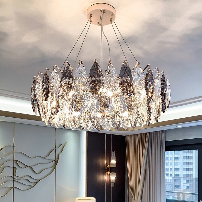 נברשת בעיצוב פנס תליון 60 ס"מ מצופה אלקטרו 2026 - $761.69 –P7